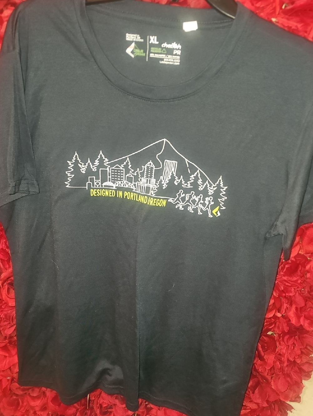 Leslie Jordan Women's Portland Graphic Tee - Size Xlarge